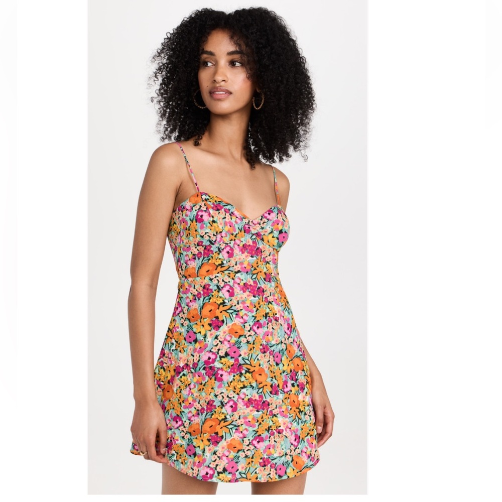 FOR LOVE & LEMONS Deena Floral Mini Dress